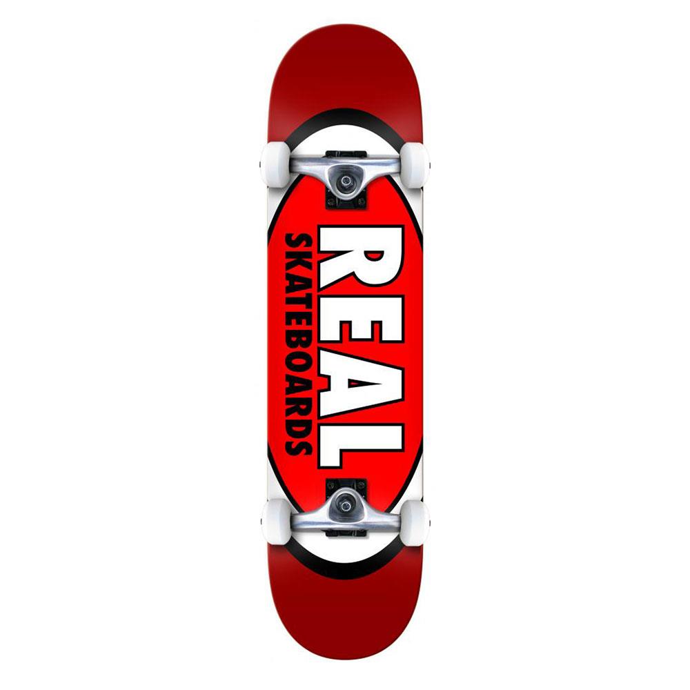 Real Complete Skateboard - Classic Oval Red 7.3"