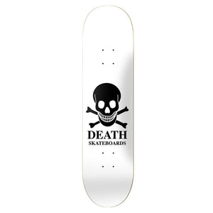 Death Skateboard Deck - OG Skull White 8.25"