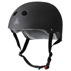 Triple8 Helmet - Sweatsaver Cert - Rubber Black