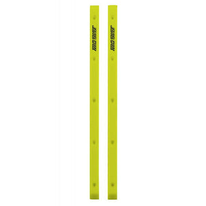 Santa Cruz Skateboard Rails - Slimline Neon Yellow (2 Pack)