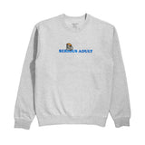 Serious Adult Thinking Man Sweatshirt - Ash Grey