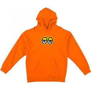 Krooked Eyes Lg Hoodie - Safety Orange/Yellow