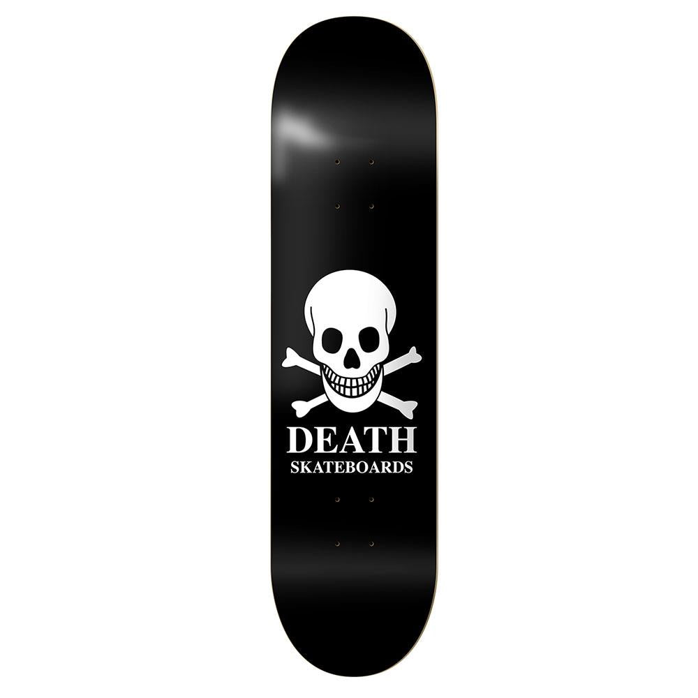 Death Skateboard Deck - OG Skull Black 8"