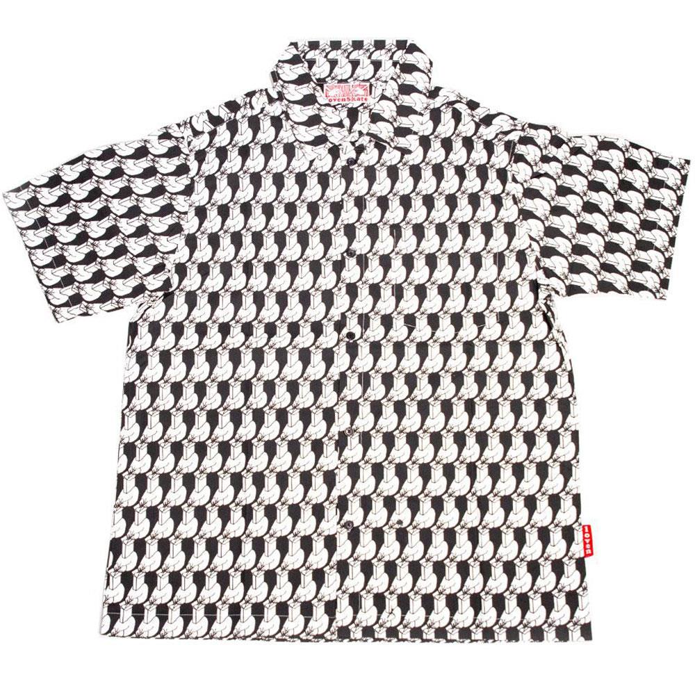 Lovenskate Let Others Open Your Mind Button-Up Shirt - Black/White