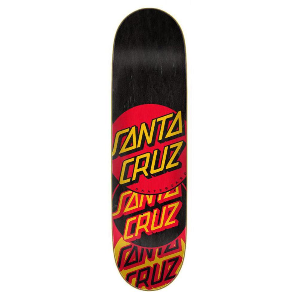 Santa Cruz Skateboard Deck - Descend Dot Black/Red 8.5"