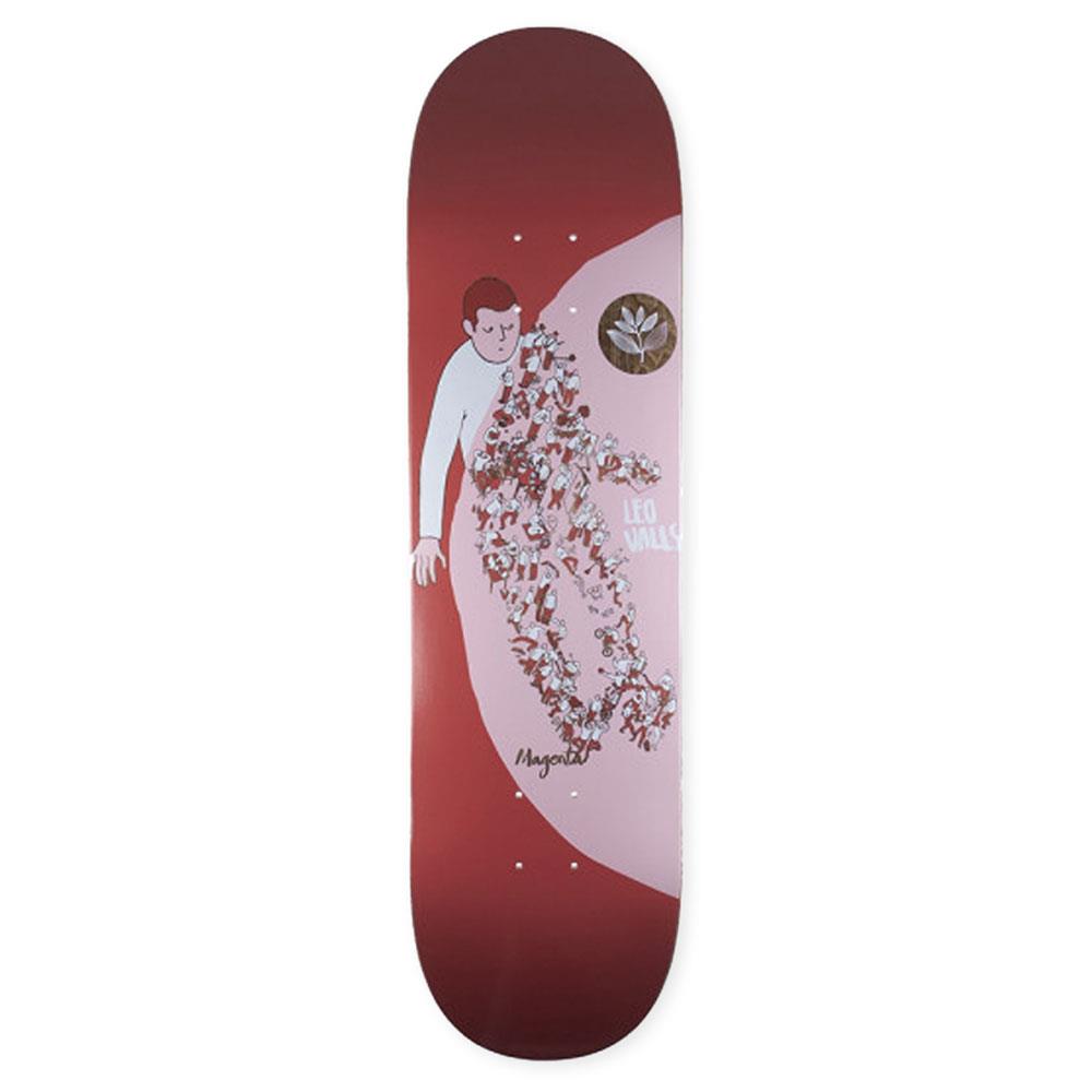 Magenta Skateboard Deck - Leo Valls Extravision 8.25"