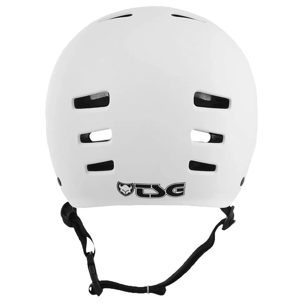 TSG Evolution Solid Colour Helmet - Satin White