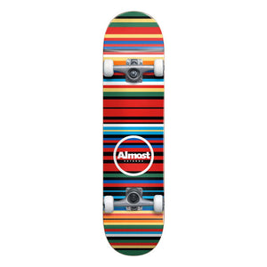 Almost Complete Skateboard - Thin Strips FP 7.75"