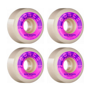 Bones Wheels - STF Koppl Rollersurfer V6 Wide White/Pink 99a 54mm (4 Pack)