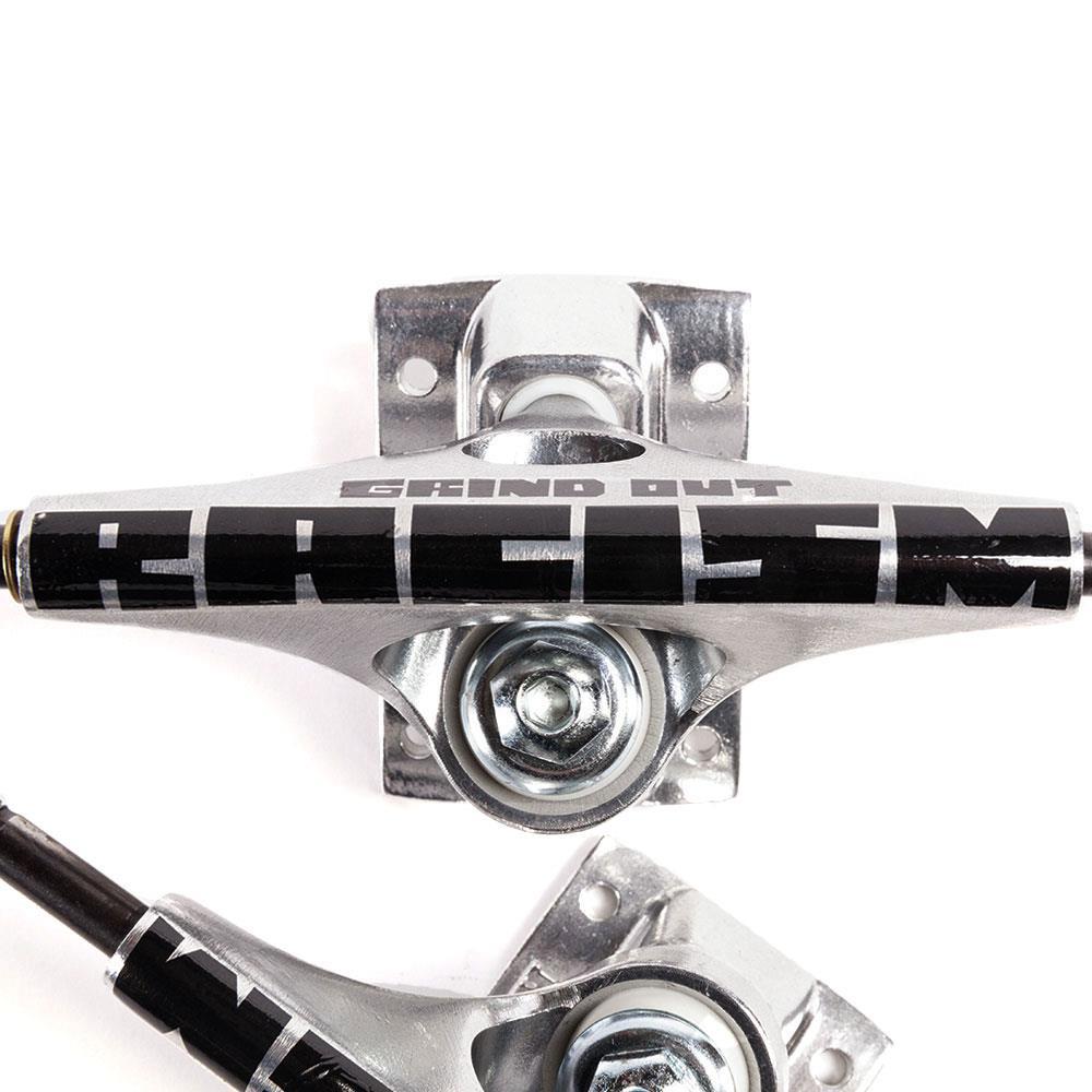 Krux Trucks - K5 Grind Out Racism DLK Standard Silver 8 (Pair)