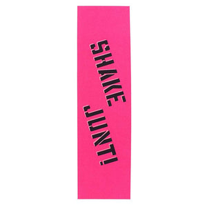 Shake Junt Skateboard Griptape - Pink/Black 9"