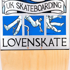 Lovenskate Skateboard Deck - Patron Saint of Skateboarding 9"