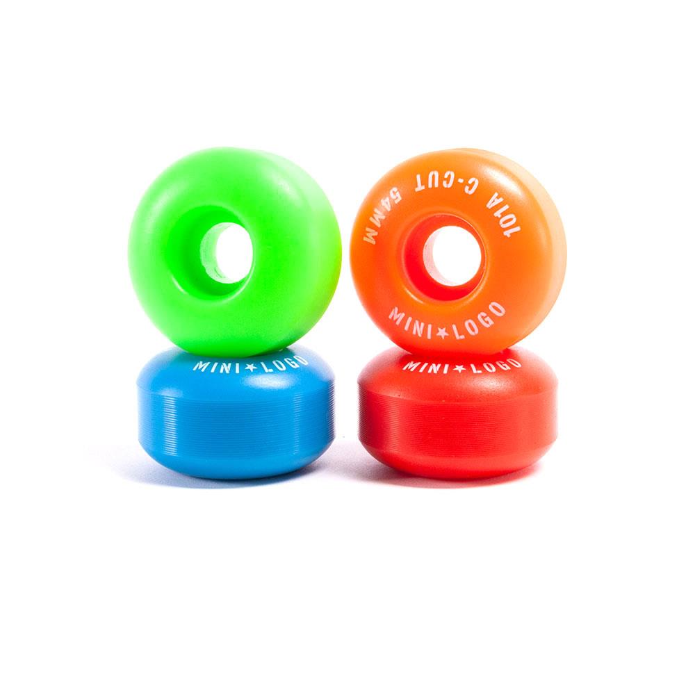 Mini Logo Wheels - C-Cut 2 Assorted 101a 54mm (4 Pack)
