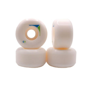 Crupie Wheels - Square Carlos Ribero White 101a 52mm (4 Pack)