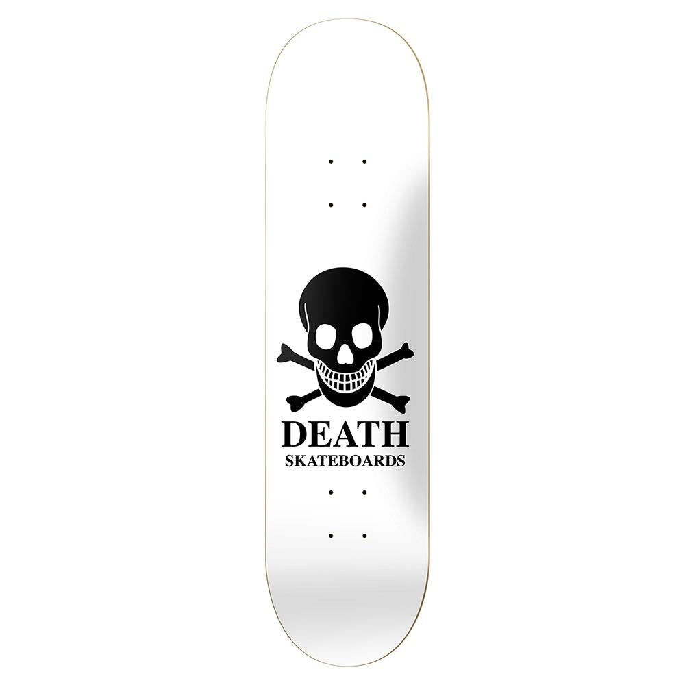 Death Skateboard Deck - OG Skull White 8.38"