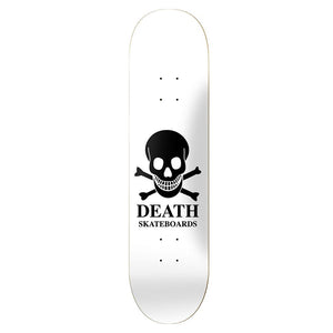 Death Skateboard Deck - OG Skull White 8.38"