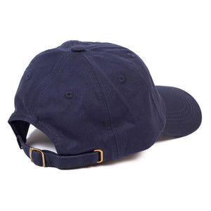Huf Essentials OG Logo Curved 6 Panel - Navy