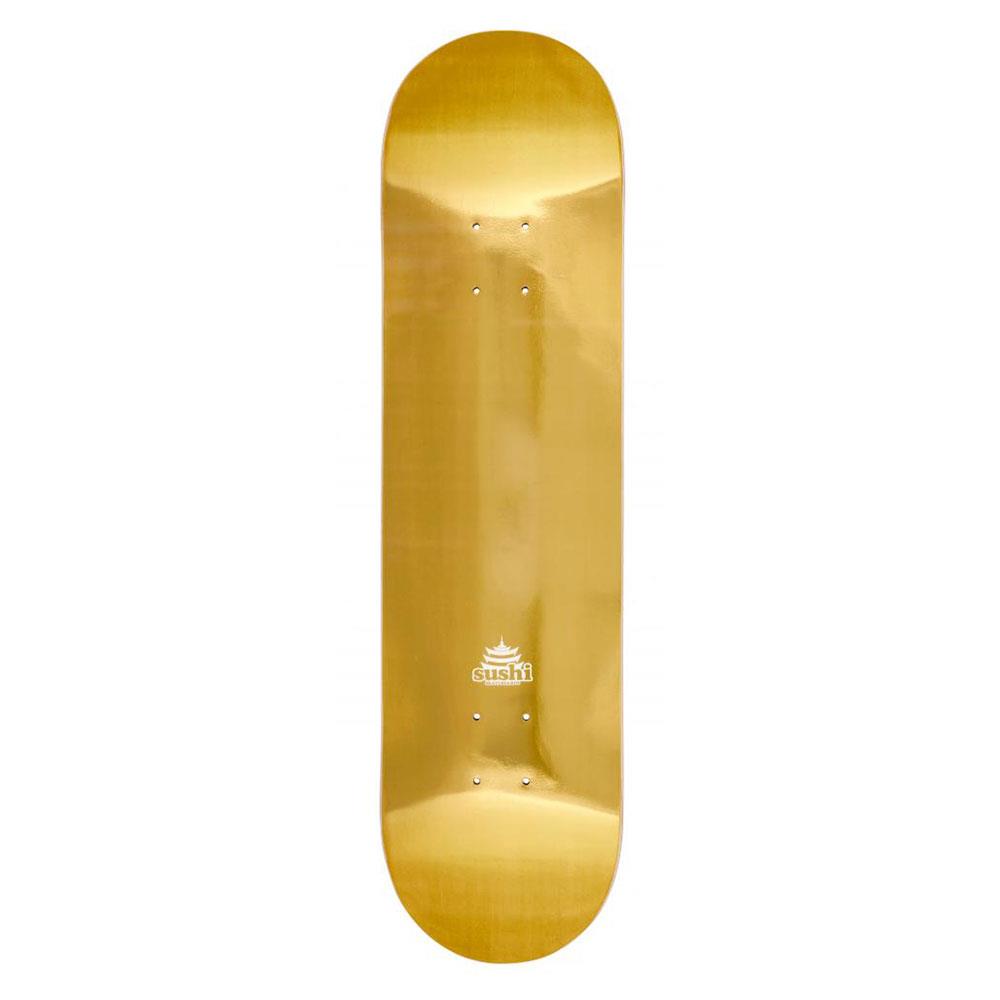 Sushi Skateboard Deck - Pagoda Foil Gold 8.125"