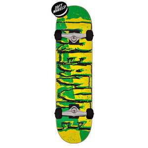 Creature Complete Skateboard - Ripped Logo Micro Green/Yellow 7.5"