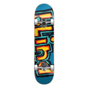 Blind Complete Skateboard - Matte OG Logo FP Bright Red/Teal 7.75"