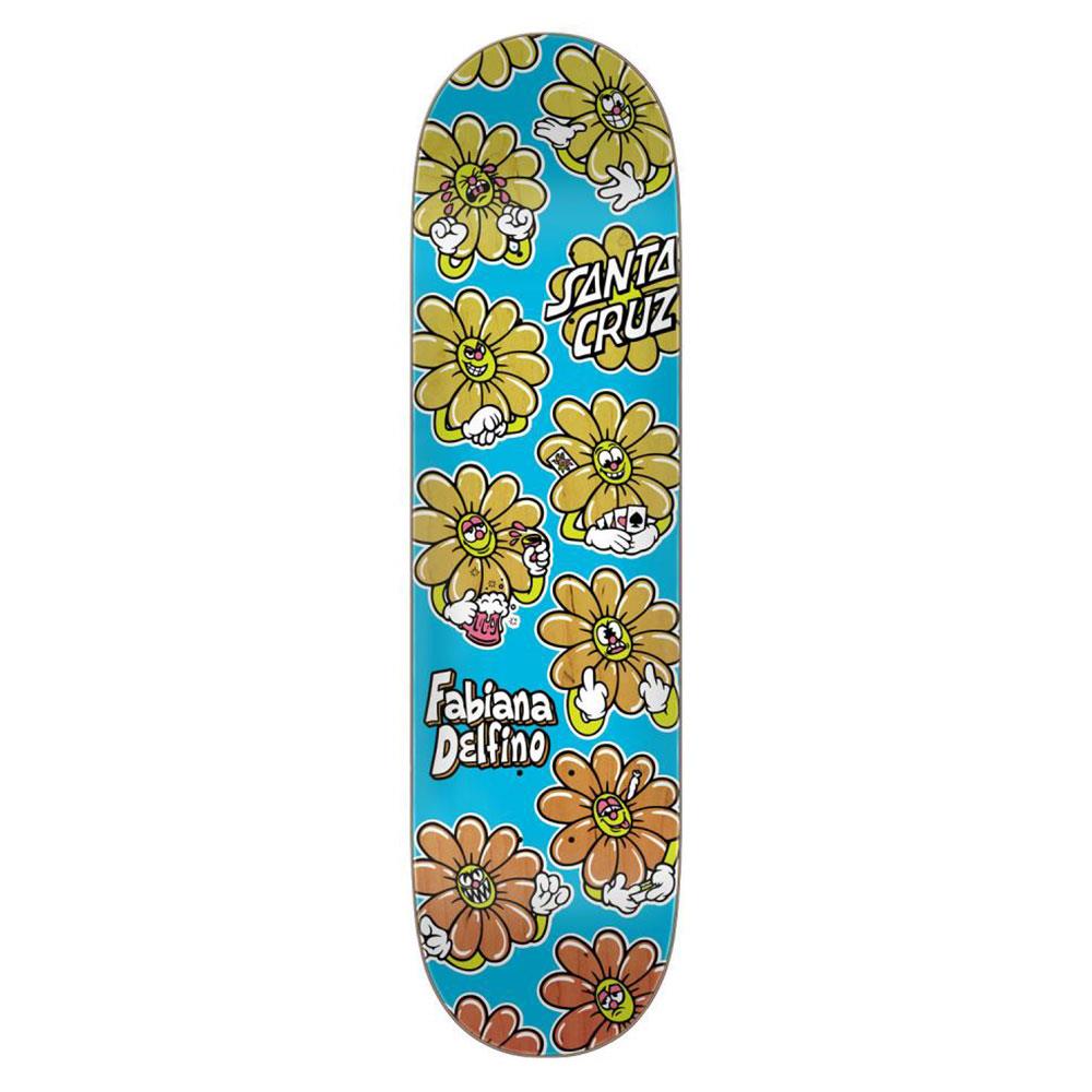 Santa Cruz Skateboard Deck - VX Delfino Wildflower Multi 8.25"