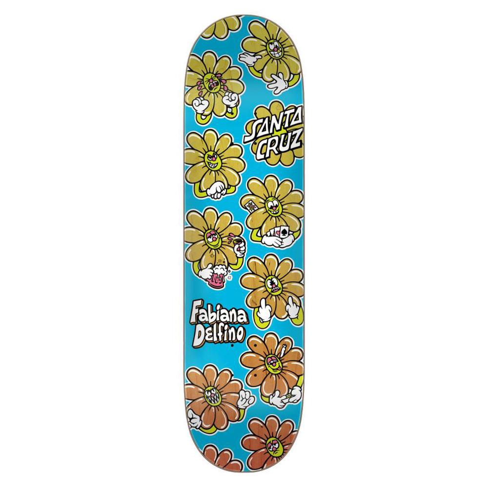 Santa Cruz Skateboard Deck - VX Delfino Wildflower Multi 8.25"