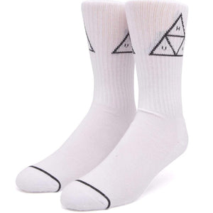 Huf Triple Triangle Crew Sock - White