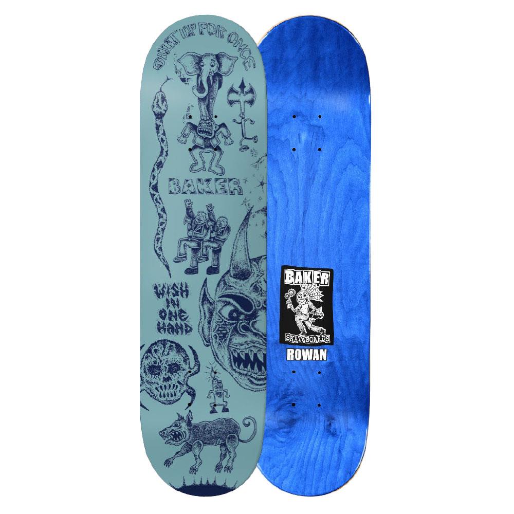 Baker Skateboard Deck - Rowan Stop And Think 8.25"