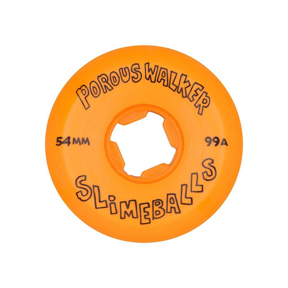 Santa Cruz Wheels - Slime Balls Stupid Brains Speed Balls Orange 99a 54mm (4 Pack)