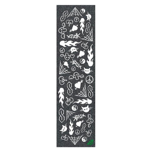MOB Skateboard Griptape - Krux Doodles Graphic Grip 9"