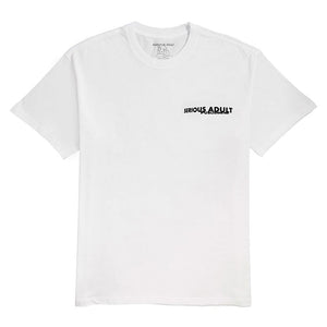 Serious Adult Pillarman T-Shirt - White