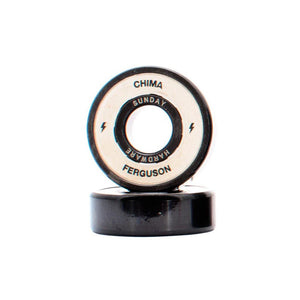 Sunday Hardware Skateboard Bearings - Chima Ferguson Pro White