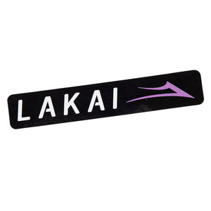 Lakai Large Bar Decal Black Text Sticker (Single)