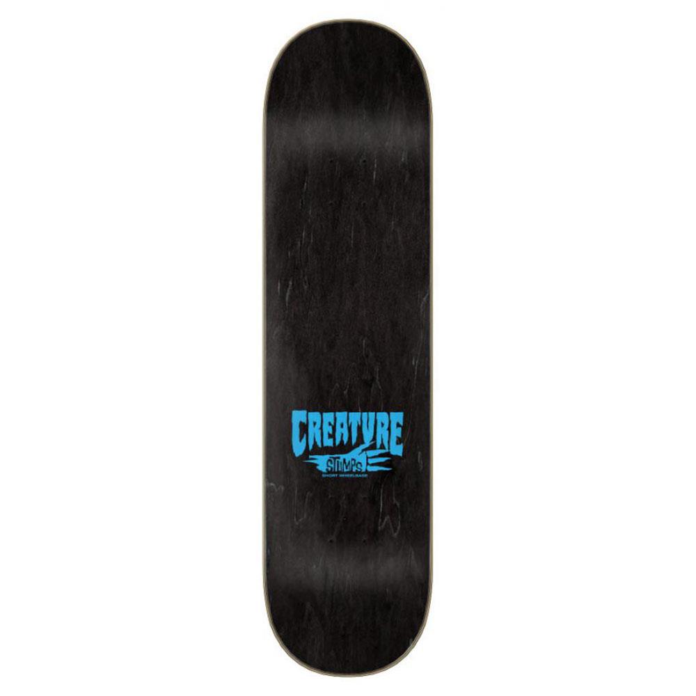Creature Skateboard Deck - Logo Outline Stumps Black/Blue 8"