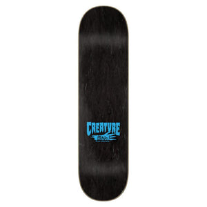 Creature Skateboard Deck - Logo Outline Stumps Black/Blue 8"