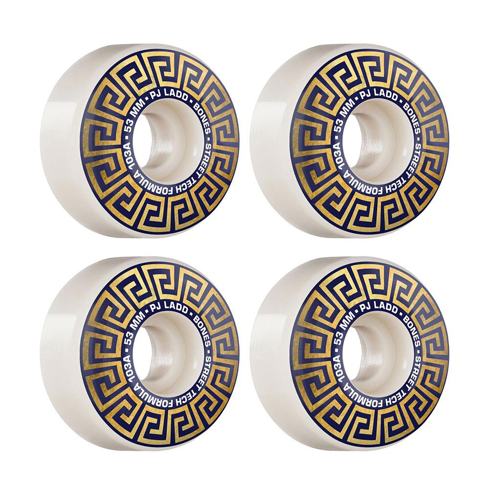Bones Wheels - STF Ladd Versace V1 White/Black 103a 53mm (4 Pack)