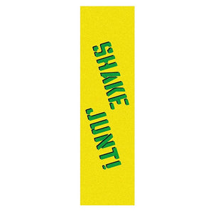 Shake Junt Skateboard Griptape - Yellow/Green 9"