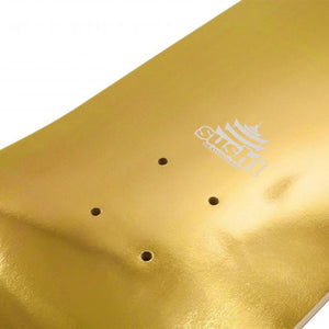 Sushi Skateboard Deck - Pagoda Foil Gold 8.125"