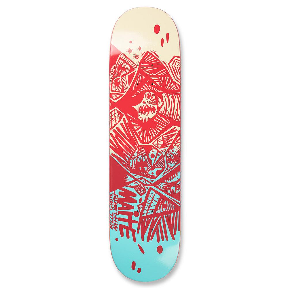 UMA Landsleds Skateboard Deck - Maite 'Right Said Red' 8.125"