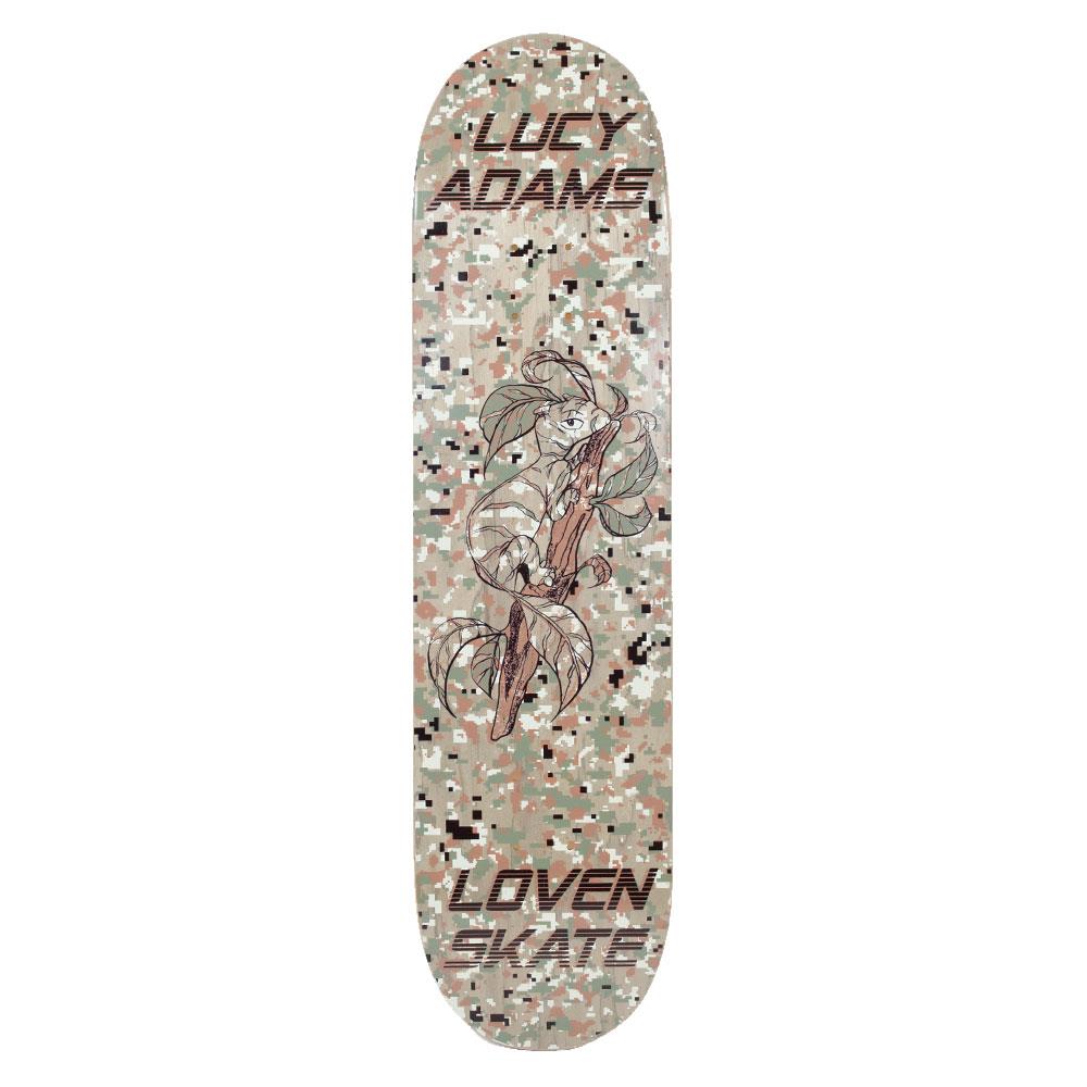Lovenskate Skateboard Deck - Master Of Camouflage Lucy Adams Pro 8"