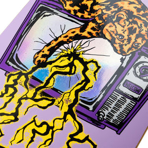 Welcome Skateboard Deck - Static on Sphynx Lavender 8.8" (Shaped)
