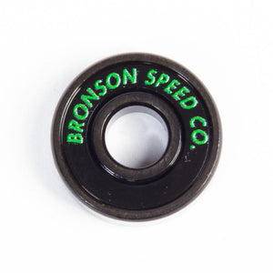 Bronson Speed Co Skateboard Bearings - Breanna Geering Pro G3 Black/Green 8" (8 Pack)