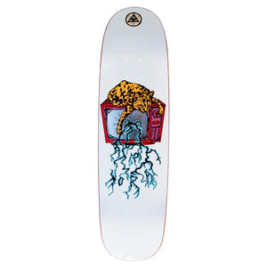 Welcome Skateboard Deck - Static Nora on Sphynx White 8.8" (Shaped)