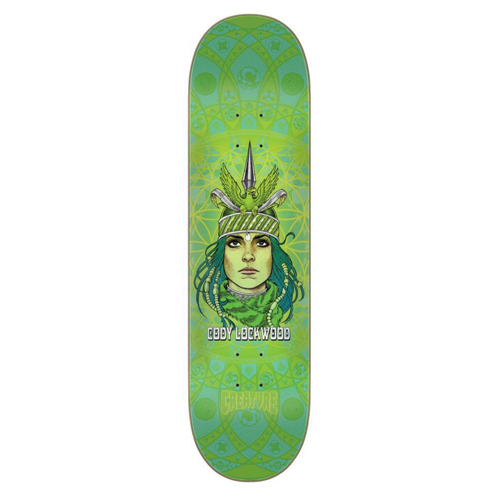 Creature Skateboard Deck - Lockwood Pro Everslick  Lost Soul Green/Multi 8.25"