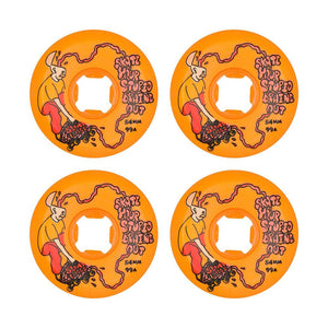 Santa Cruz Wheels - Slime Balls Stupid Brains Speed Balls Orange 99a 54mm (4 Pack)