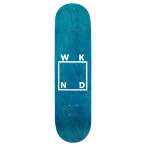 WKND Skateboard Deck - Logo Glitter 8.25" - Blue