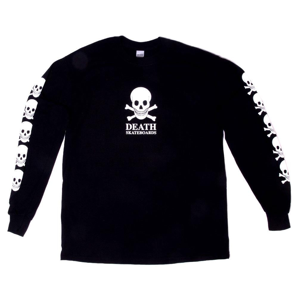 Death OG Skull Longsleeve T-Shirt - Black