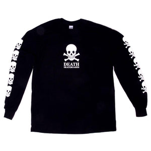 Death OG Skull Longsleeve T-Shirt - Black