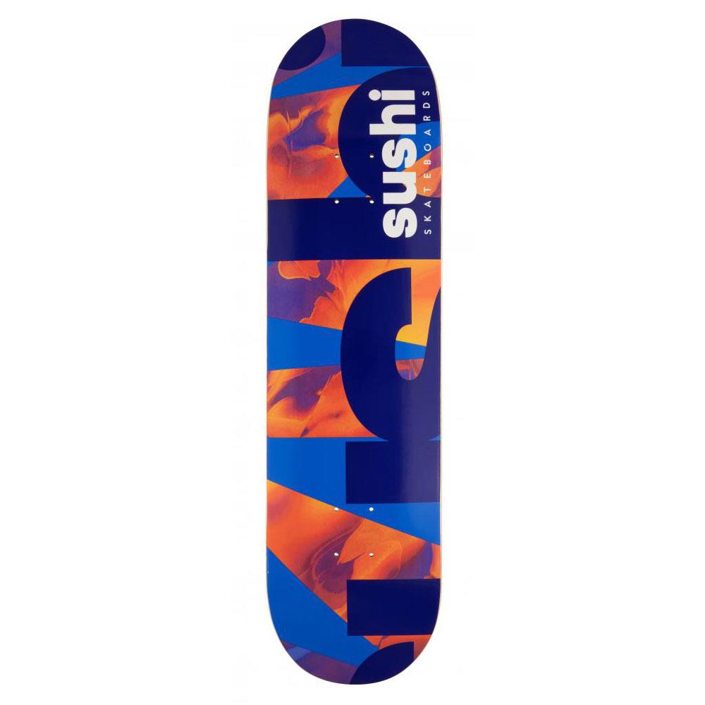 Sushi Skateboard Deck - Spectrum Logo Blue/Red 8.25"