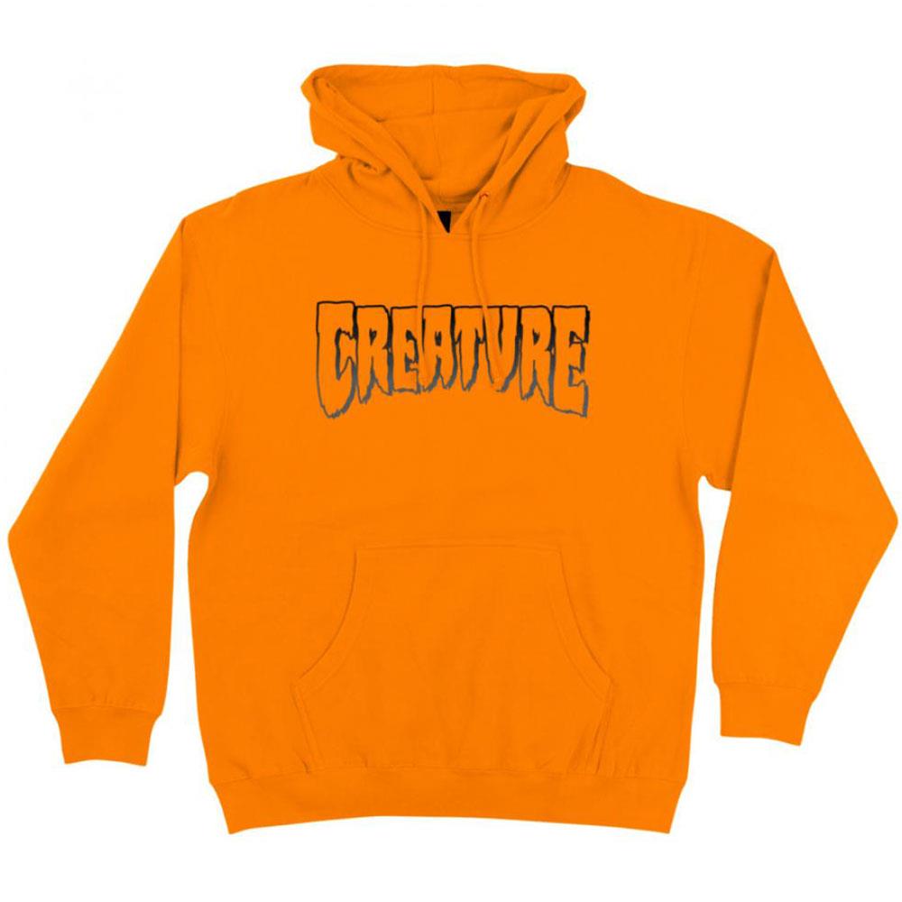 Creature Logo Outline Hoodie - Safety Orange